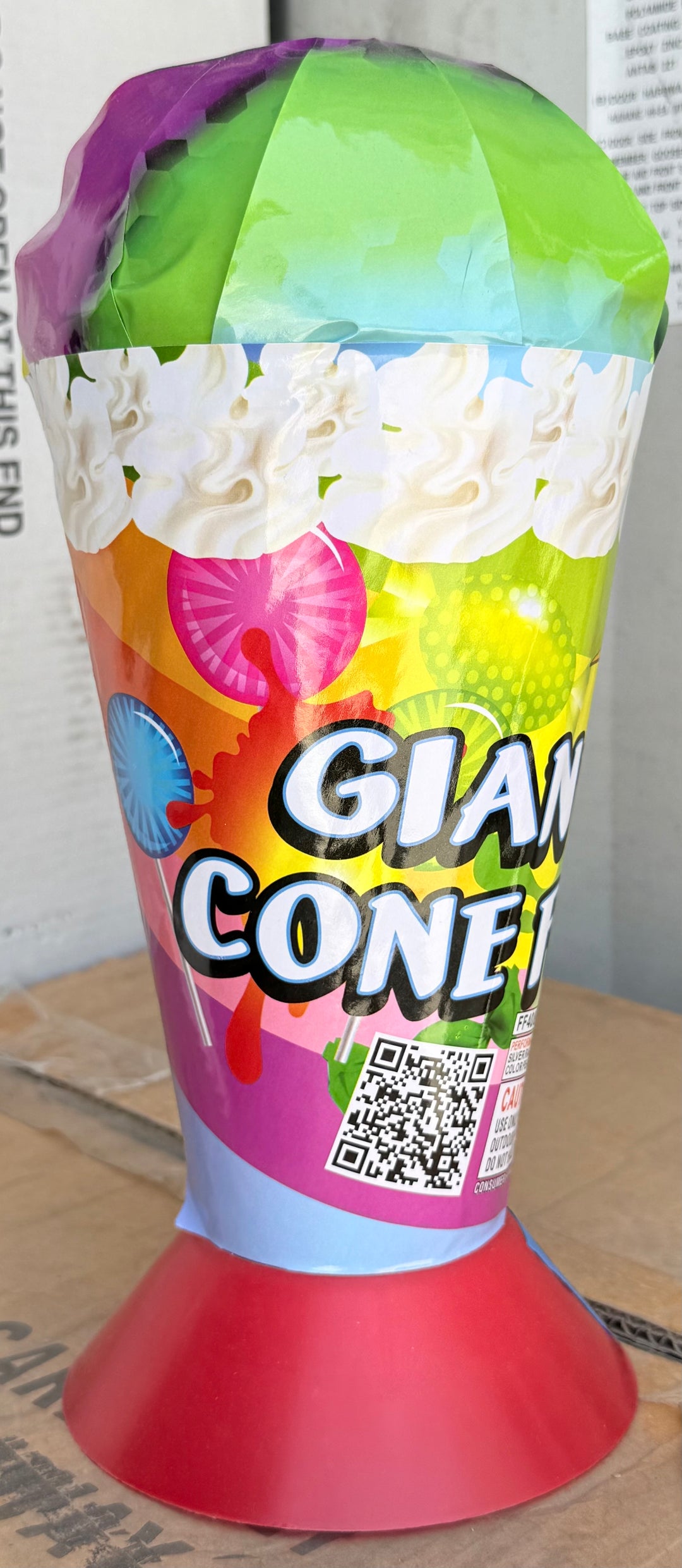 Giant Snow cone fountain